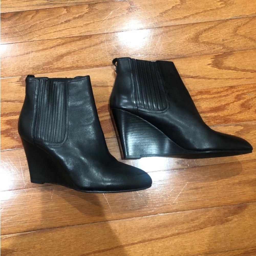 Sam Edelman Leather Wedge Bootie